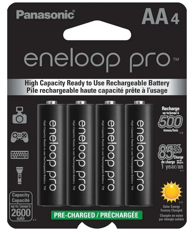 Аккумуляторный батареи Made in Japon Panasonic enoloop Pro 2600 mAh Аккумуляторный батареи Made in Japon Panasonic enoloop Pro 2600 mAh