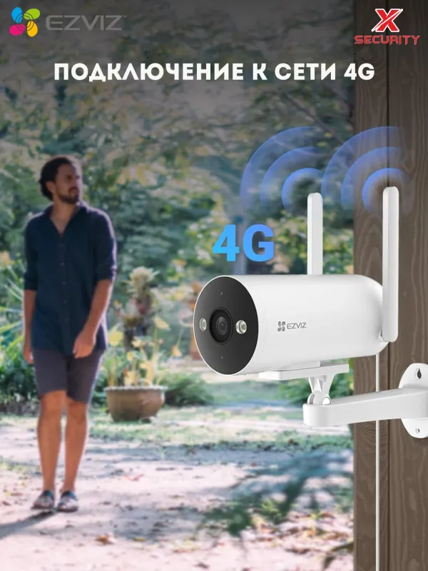 Ezviz H5 4G 3mp камера для умного дома, 3 Ezviz H5 4G 3mp камера для умного дома, 3