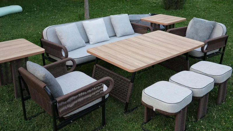 Mebel to’plam Garden set “Osiyo” 8 kishilik — фото 5