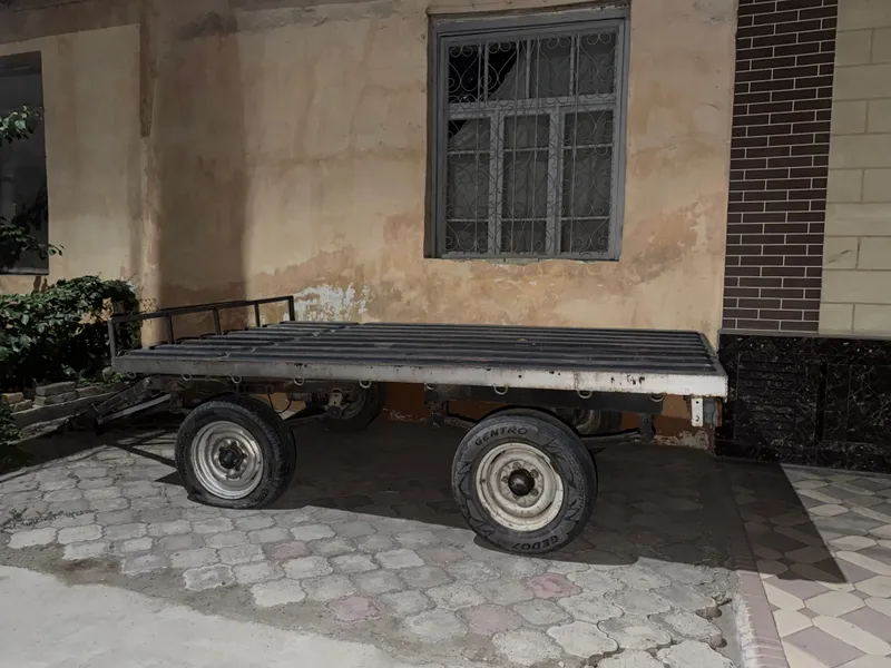 Прицеп из металла можно прицепить на разные машины 3 Прицеп из металла можно прицепить на разные машины 3