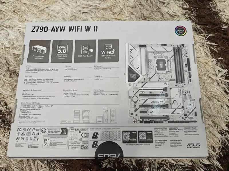 Asus Z790 AYW Wifi W II — фото 1