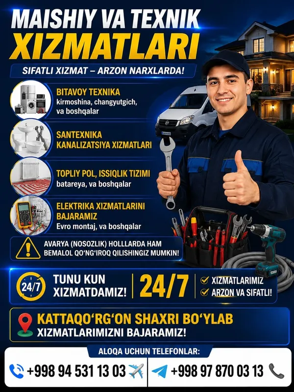 Santexnik,eliktrik 1 Santexnik,eliktrik 1