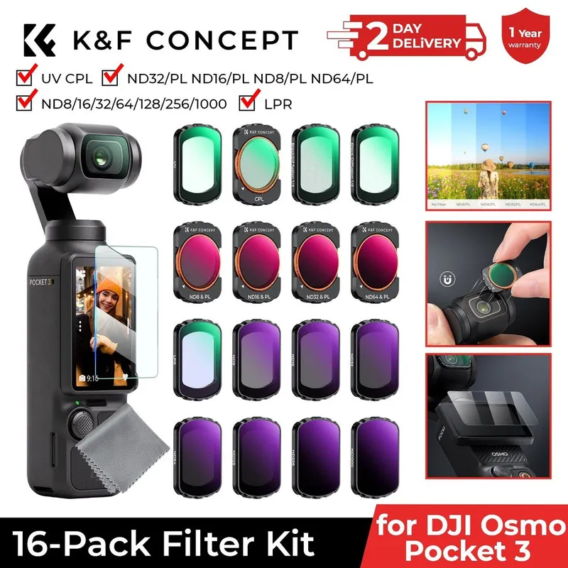 DJI Osmo Pocket 4 All-in-One Kit kamerasi (yangi) 4