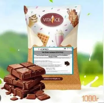 VITA ICE Light Shokolad – yumshoq muzqaymoq uchun quruq aralashma 1 kg — фото 1
