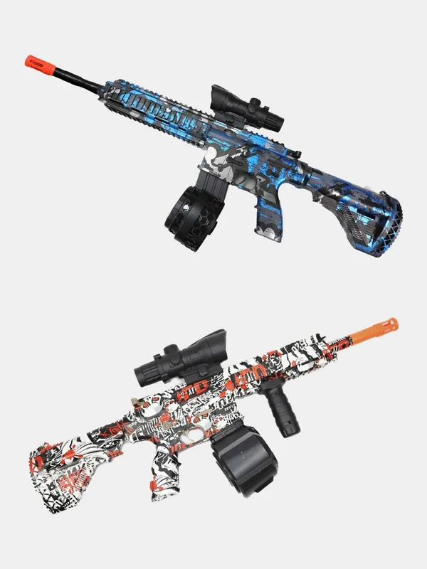Игрушечный автомат Орбиган AK-47, M416, стреляет гидрогелевыми шарик — фото 2 Игрушечный автомат Орбиган AK-47, M416, стреляет гидрогелевыми шарик — фото 2