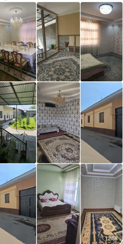 Hovli 8 xona 2 ta oshxona 2 ta padval 2 sanuzel