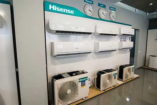 Hisense Ds INVERTER konditsionerlari 10 yil kafolat