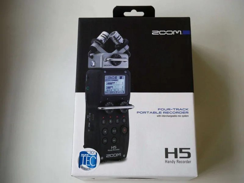 Zoom H5 recorder звуковой рекордер профессиональ диктофон звукозапись