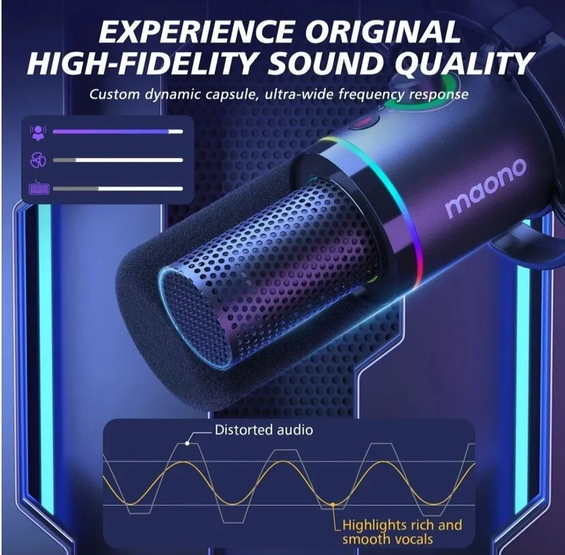 Микрофон usb/xlr Moano pd200xs с пантографом — фото 1 Микрофон usb/xlr Moano pd200xs с пантографом — фото 1