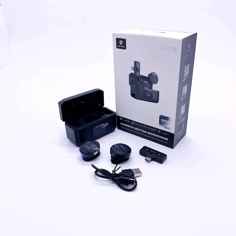 #Mikrofon LENYES Wireless LM204-TC Type-C 3x1