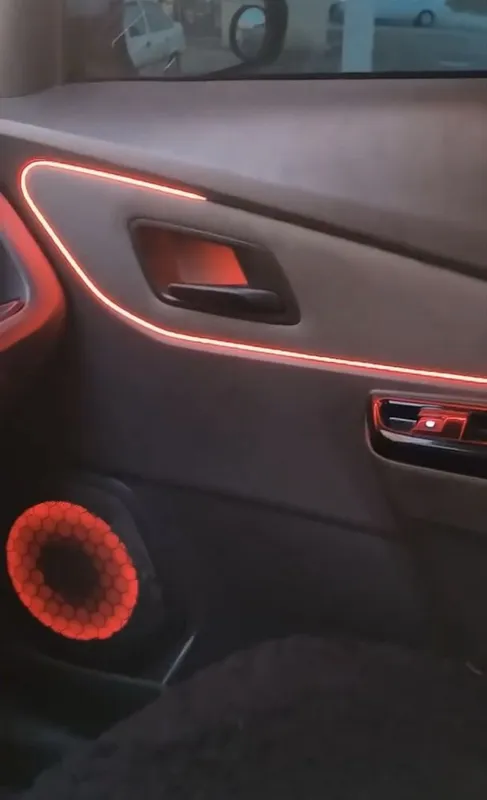 Салон подсветка RGB универсал любой мошинага тушади 22 та деталь бор 6