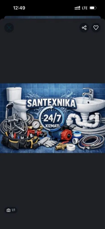 Сантехник хизмати 24/7 santexnik xizmati 24/7 Toshkenli Usta
