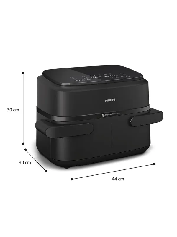 Аэрогриль Philips NA150, с 2 корзинами, 2450Вт, 7л 2 Аэрогриль Philips NA150, с 2 корзинами, 2450Вт, 7л 2
