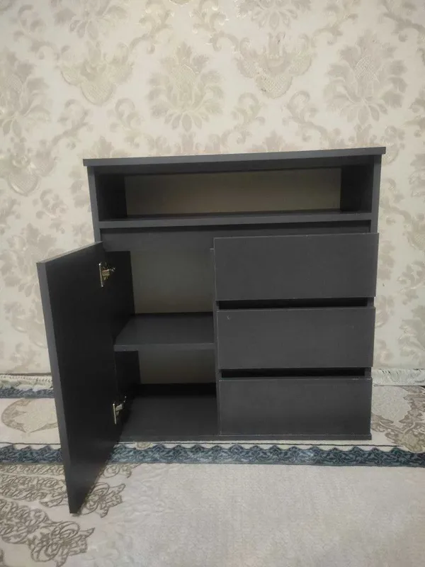 Комод из серого МДФ 2 Комод из серого МДФ 2