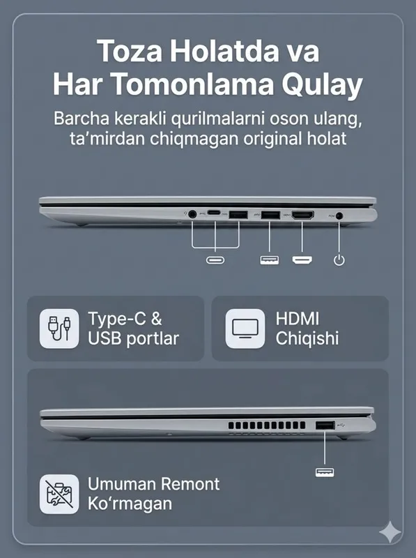 ASUS VivoBook sotiladi yengi kop ishlamagan — фото 1