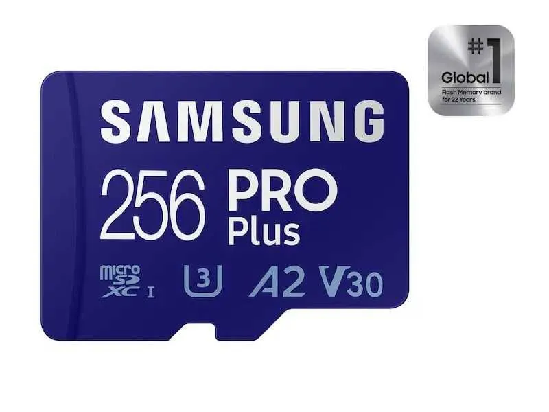 Samsung PRO Plus 256GB microSD U3 V30 A2 из США