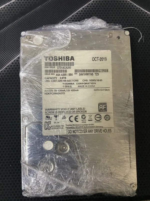 HDD - 2 TB и Монитор