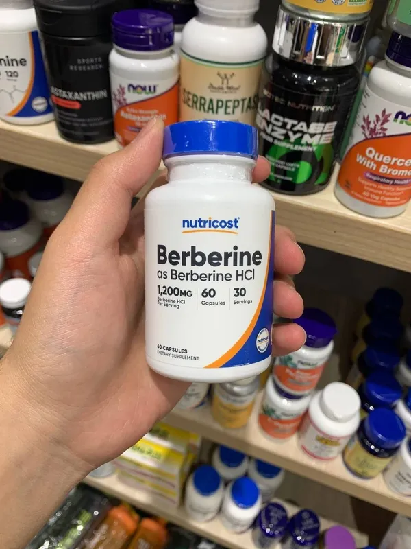Nutricost Berberine (1200 mg, 60 kapsula) Nutricost Berberine (1200 mg, 60 kapsula)