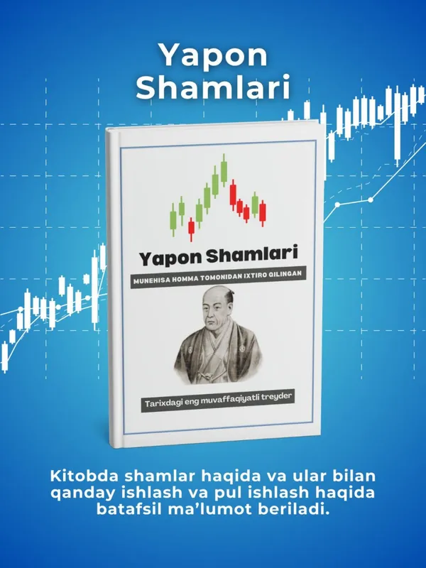 Grafik Tahlil, Yapon shamlari, Sham Grafik Tahlil, treyding investitsiya — 3 ta kitob — фото 1 Grafik Tahlil, Yapon shamlari, Sham Grafik Tahlil, treyding investitsiya — 3 ta kitob — фото 1