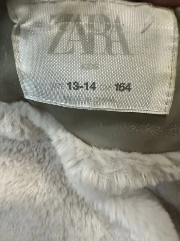 Zara парка куртка 164 рост 13-14 лет — фото 1