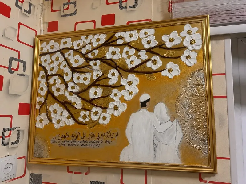 “Jannat” kartinasi 3D daraxt va gullar 1