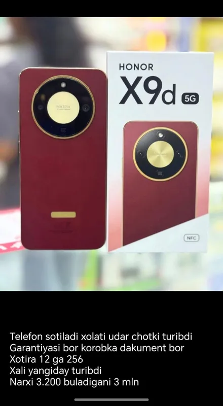 honor x9 d