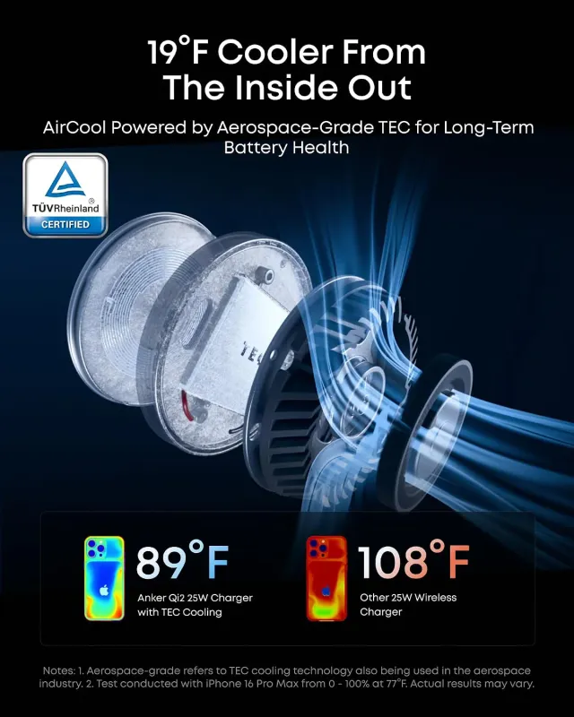 Anker Prime 3-in-1 QI2 simsiz zaryadlash stansiyasi 7