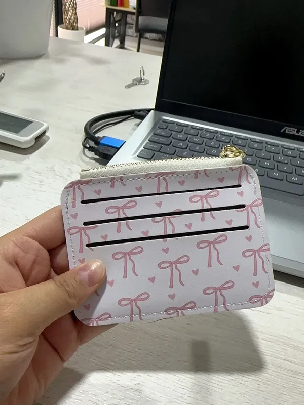 кошелек женский розовый