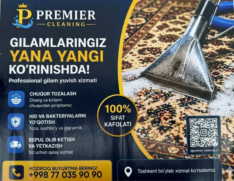 Gilam yuvish xzmati