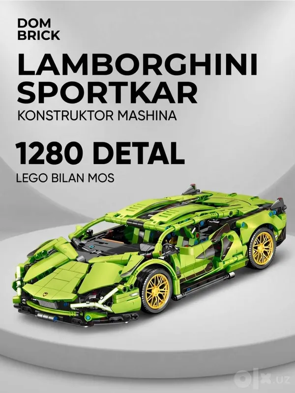 Konstruktor avtomobillar to'plami DOM BRICKS sport karlar 1 Konstruktor avtomobillar to'plami DOM BRICKS sport karlar 1