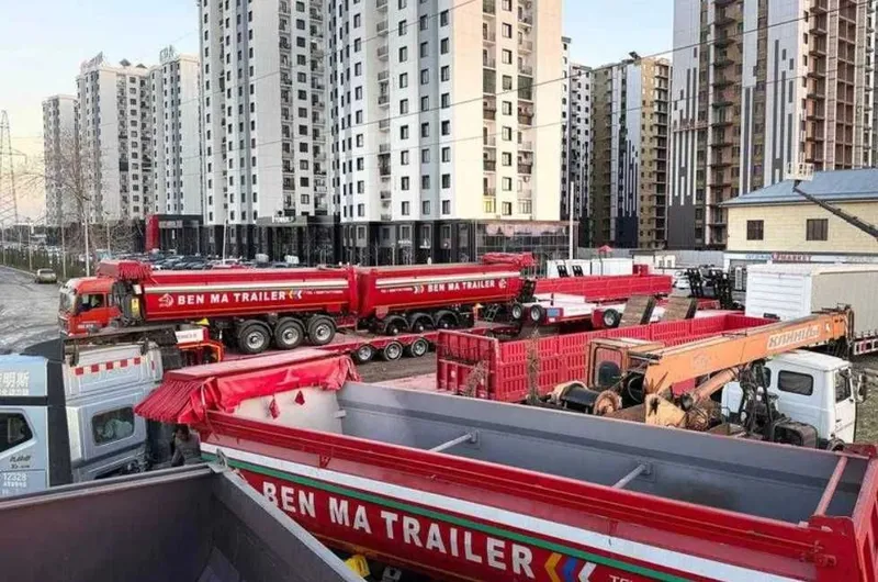 Акция утка мост самосвал полуприцеп ва тонарлар сотувда тайёр BENMA — фото 5