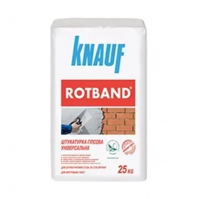 Штукатурка гипсовая Кнауф Ротбанд, 25 кг knauf rotban rodban родбанд Штукатурка гипсовая Кнауф Ротбанд, 25 кг knauf rotban rodban родбанд