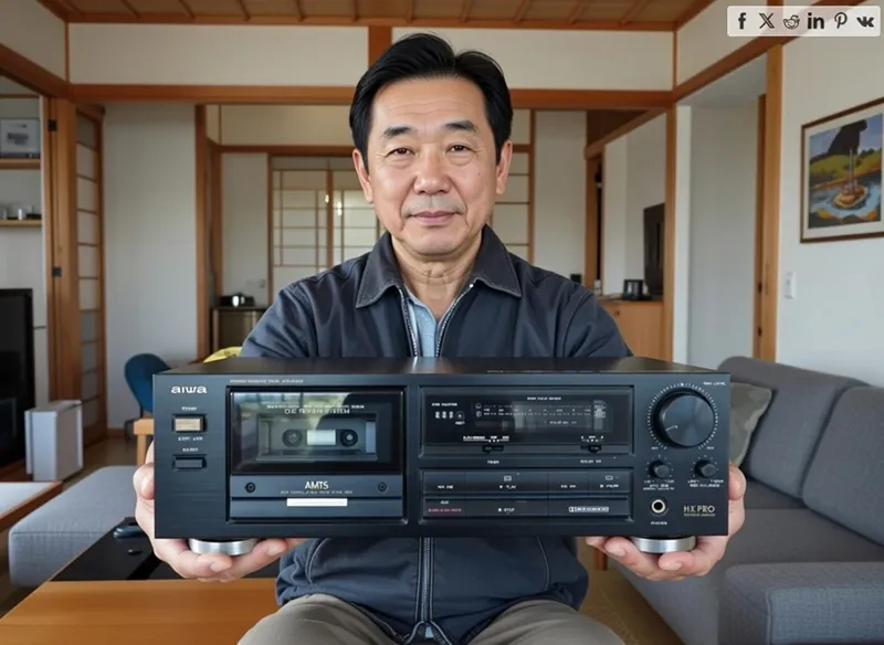 Профессиональная кассетная дека Aiwa AD-F410 — фото 4
