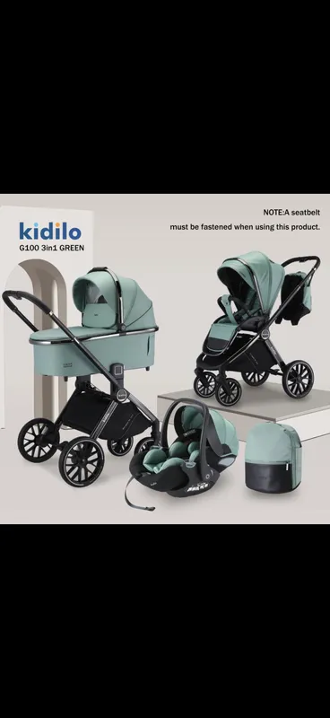 Детская коляска Kidilo G100 3 в 1