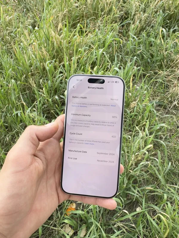 iPhone 16 pro 512 xotira 90% yomkis ideal karopka full arginal kabel — фото 3