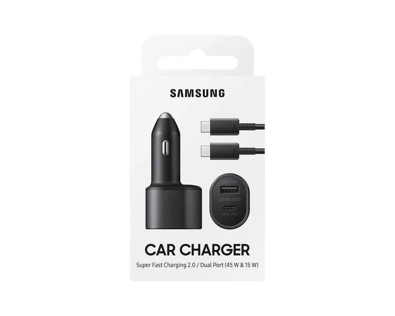 Samsung Super Fast Dual (45W+15W) Автомобильное зарядное устройство — фото 2