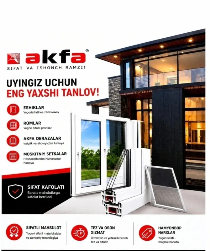 Akfa xizmatlar maskitniy setka
