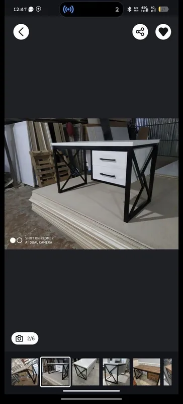 Стол офисный лофт