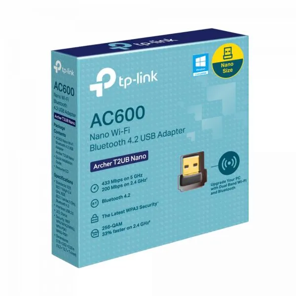 Wi‑Fi adapter TP‑Link Archer T2UB Nano AC600 2 Wi‑Fi adapter TP‑Link Archer T2UB Nano AC600 2