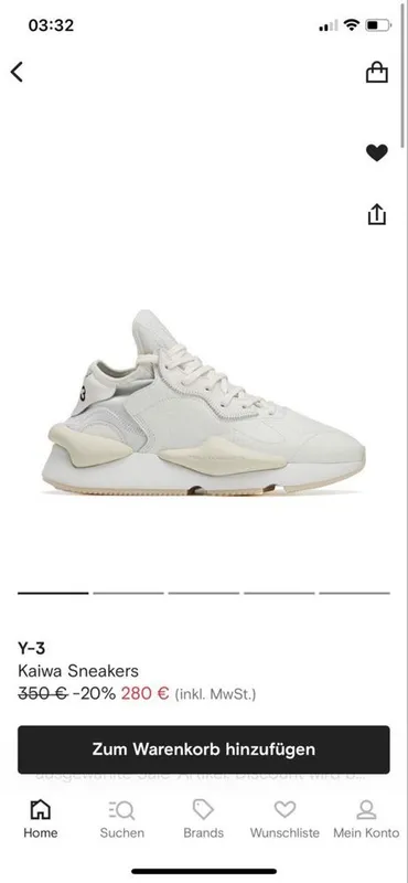 Y-3 x Adidas Originals “Kaiwa”, EU 44/44.5, UK 10, US 10.5 — фото 2