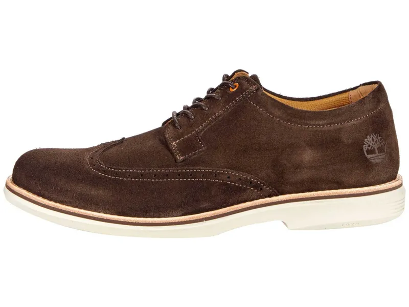 Мужские Оксфорды Timberland City Groove Brogue(коричневые) — фото 2