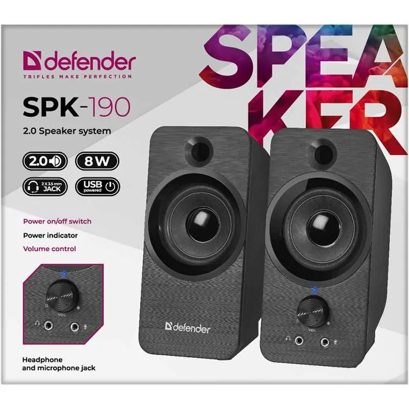 Компьютерная акустика Defender SPK-190 1 Компьютерная акустика Defender SPK-190 1