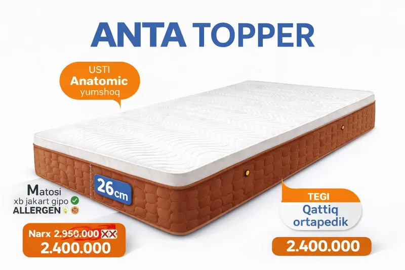 EXCLUSIVE MATRAS(MODEL ANTA TOPPER) — фото 1