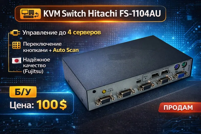 KVM Switch Hitachi FS-1104AU KVM Switch Hitachi FS-1104AU
