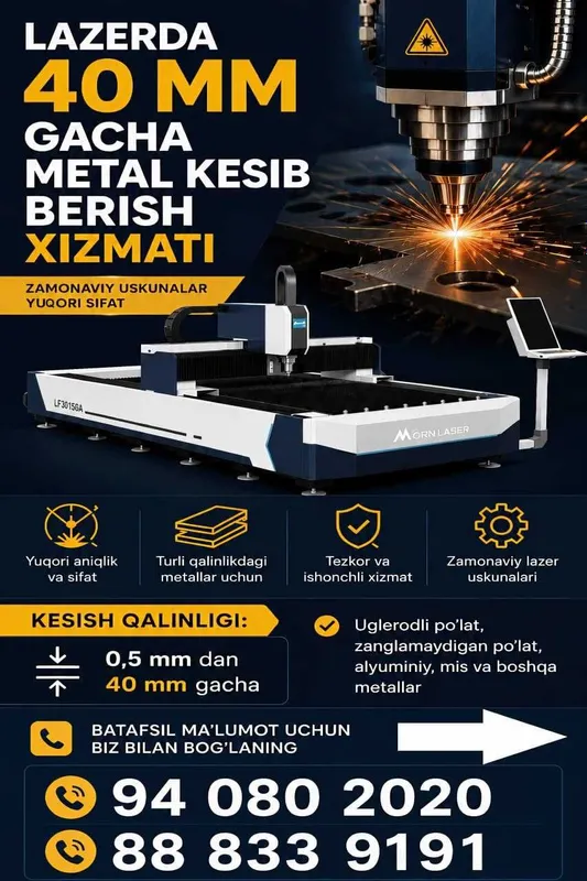 Lazer xizmati 40mm gach 1 Lazer xizmati 40mm gach 1