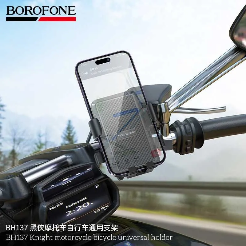 Borofone BH137 Knight Универсальный держатель для мотоцикла велосипеда 2 Borofone BH137 Knight Универсальный держатель для мотоцикла велосипеда 2