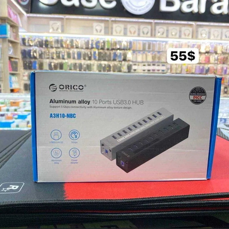 a28electronics - usb hub Orico с дополнительным питанием 4