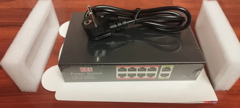 POE switch 8 port +2 port Gigabit — фото 3
