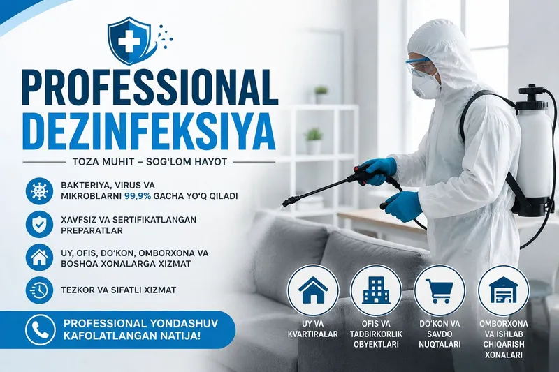 Ishonchli Dezinfeksiya Ishonchli Dezinfeksiya