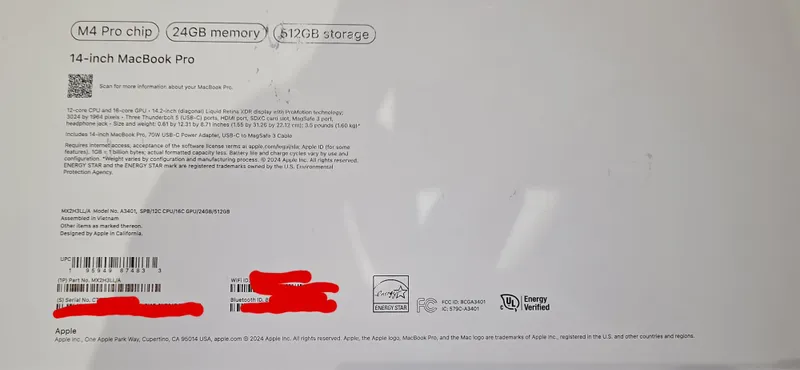 14.2'' MacBook Pro M4 24/512 2 14.2'' MacBook Pro M4 24/512 2